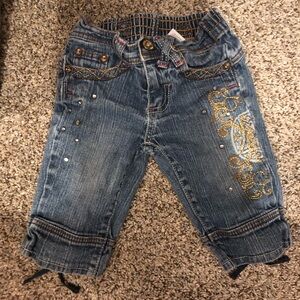 Y2k Hannah Montana bedazzled long shorts shorts 4T